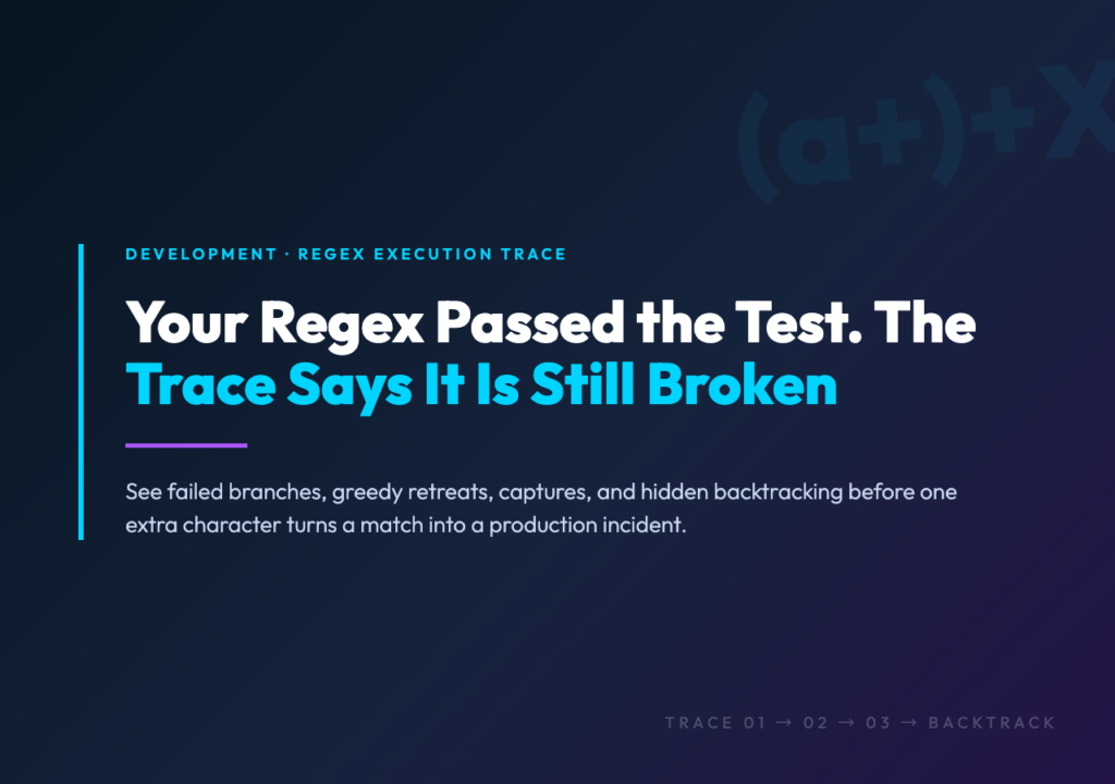 Regex debugger execution trace article cover