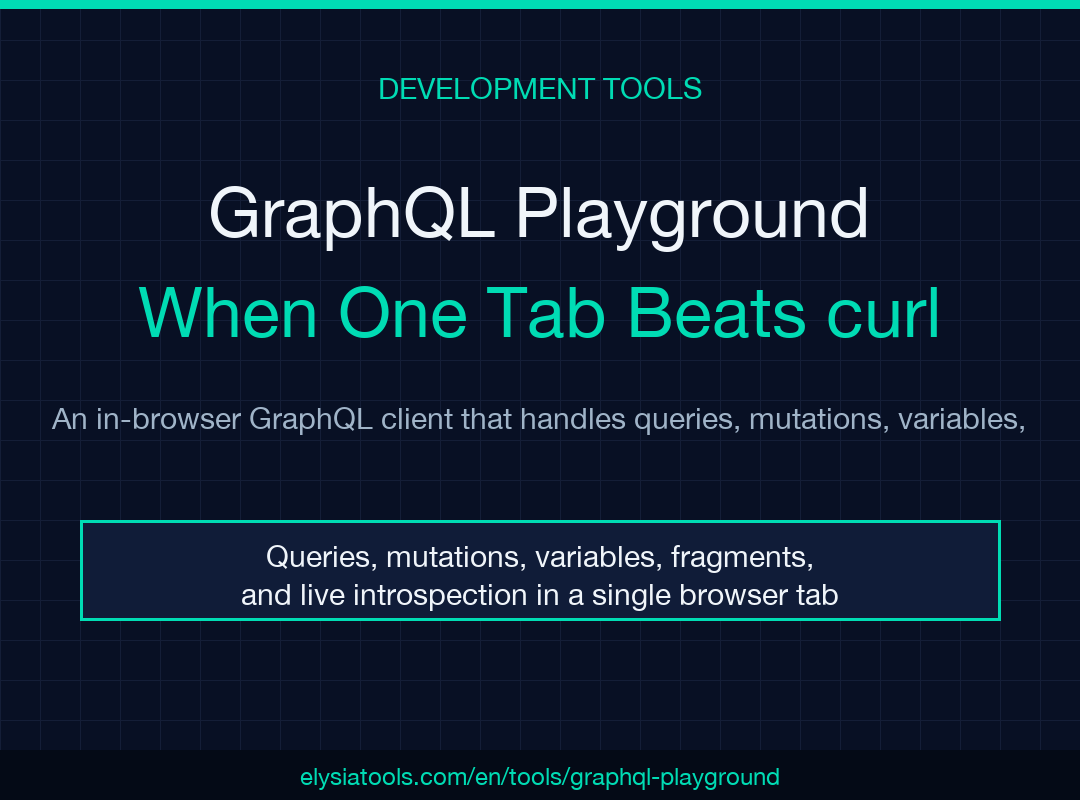 GraphQL Playground field guide cover