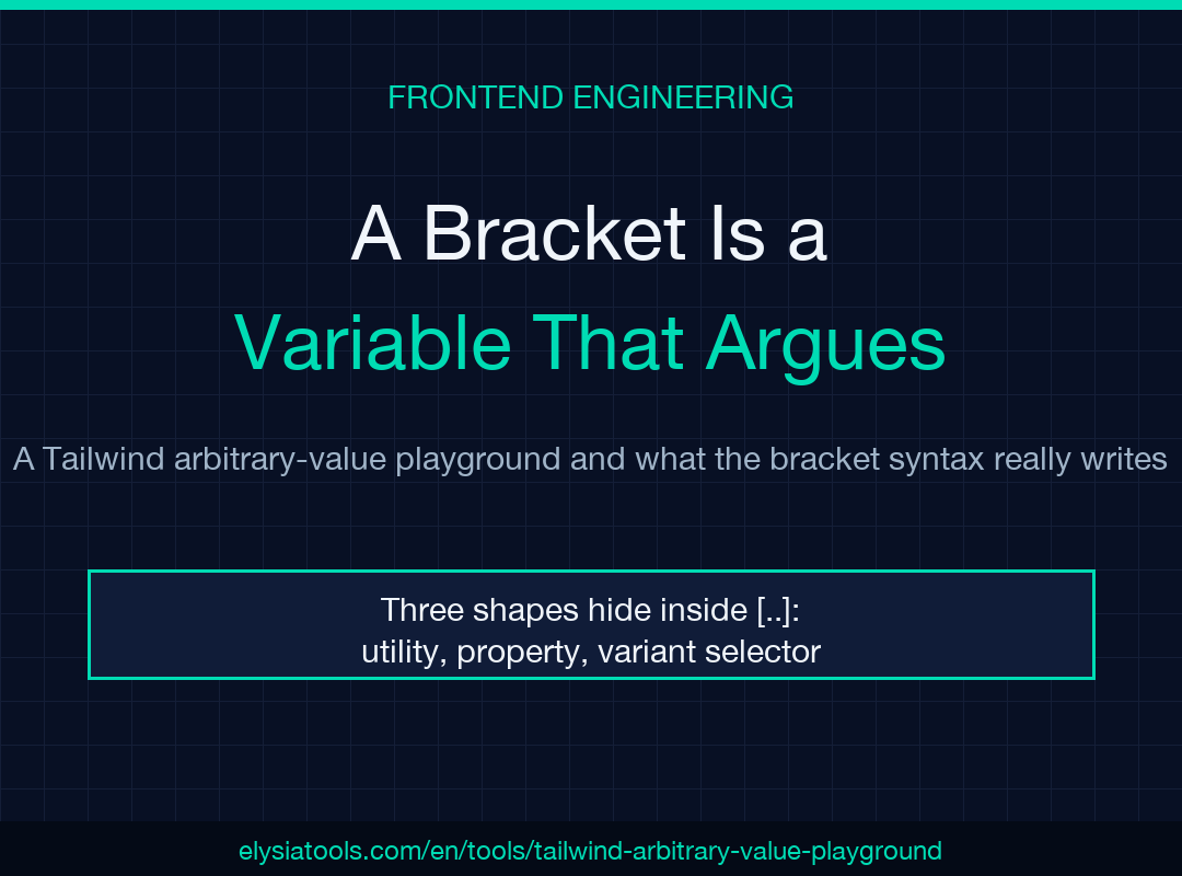 Tailwind Arbitrary Value Playground — poster