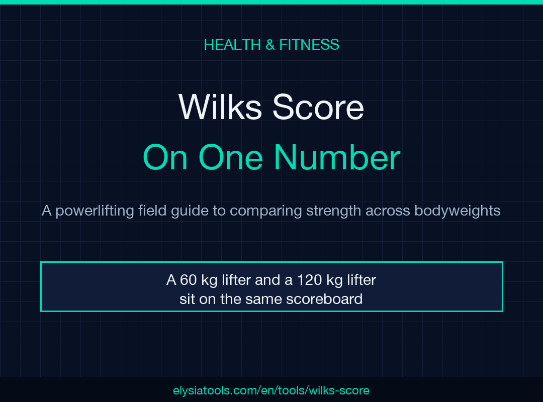 Wilks Score field guide cover