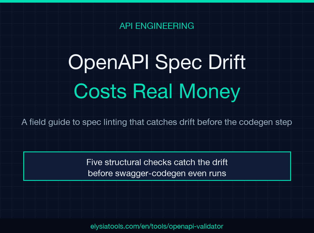 OpenAPI / Swagger Validator field guide