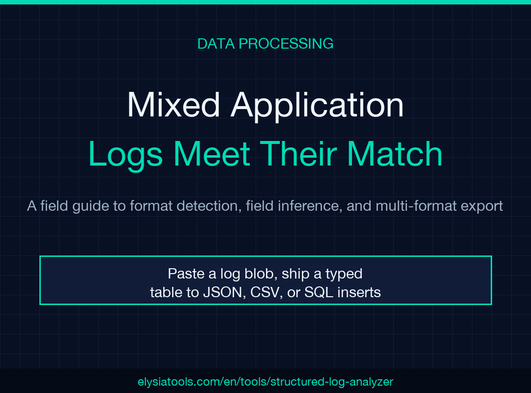 Structured Log Analyzer poster image