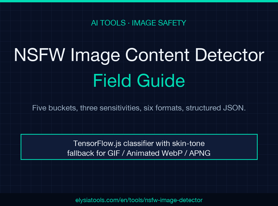 NSFW Image Content Detector Field Guide cover