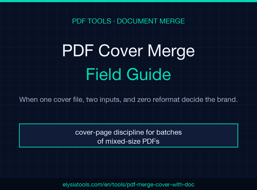 PDF Cover Merge Field Guide cover