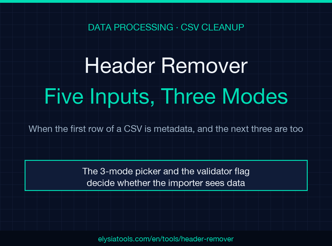 Header Remover field guide cover