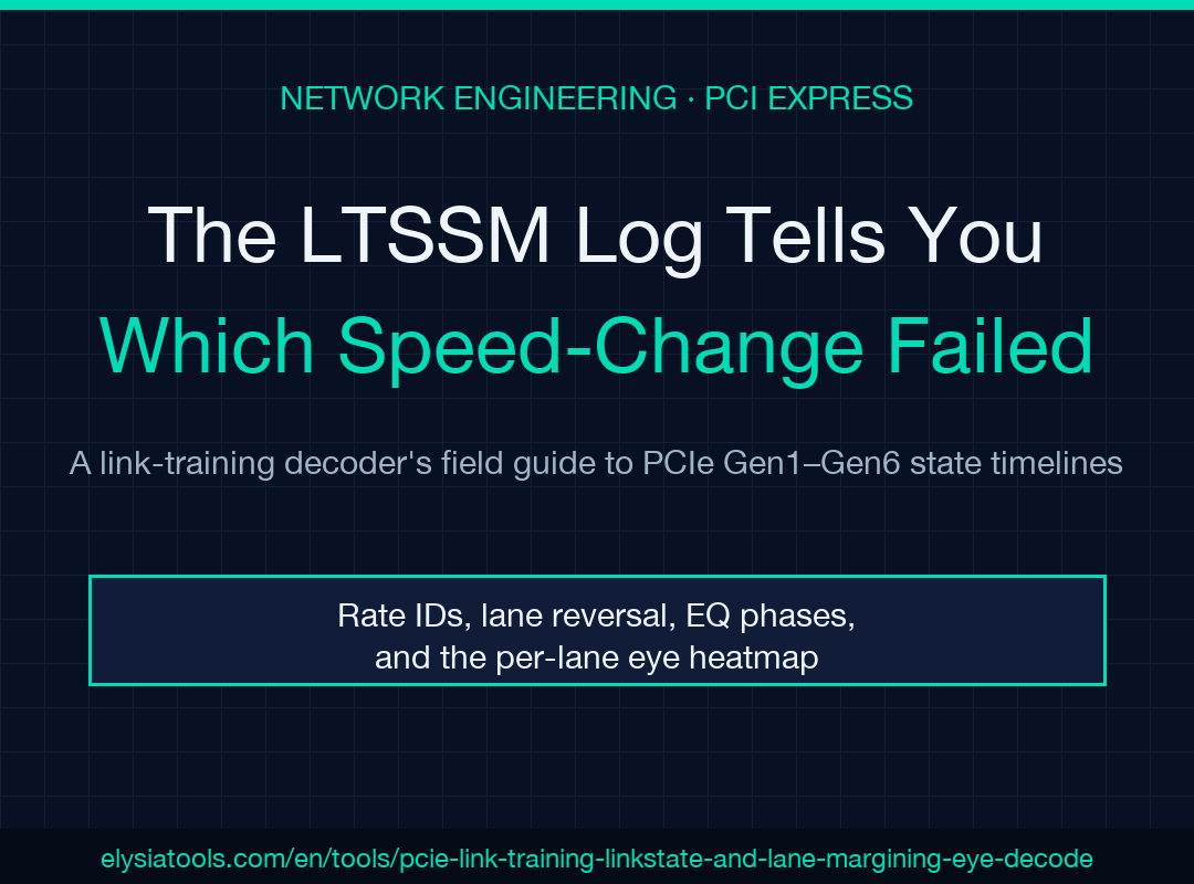 PCIe LTSSM decoder field guide cover